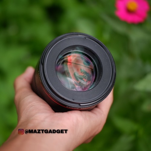 Lensa Canon EF 100mm F2.8L Macro IS USM maztgadget
