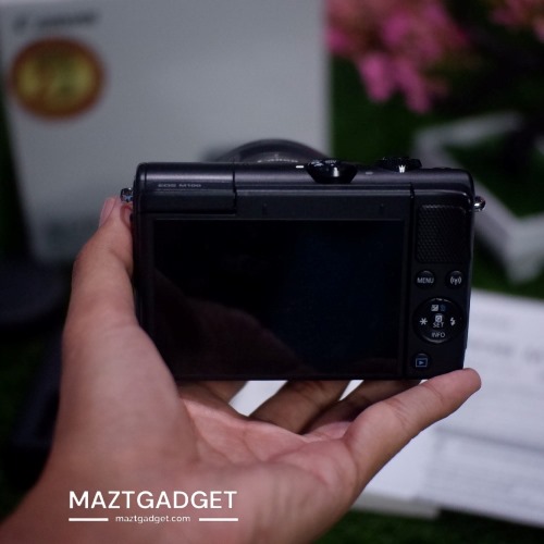 Canon M100 Plus Lensa Murah - Jual Beli Kamera Surabaya